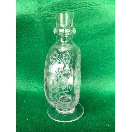 396 - Baccarat carafe or decanter without stopper. Signed