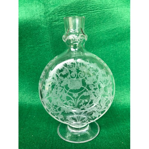 396 - Baccarat carafe or decanter without stopper. Signed