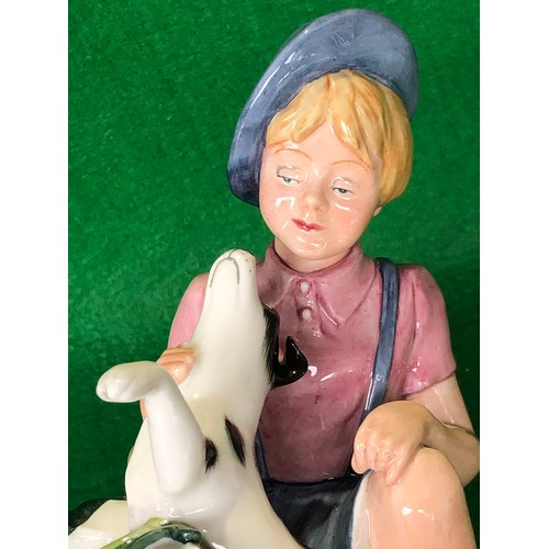 399 - Royal Doulton figurine. The homecoming  HN3295  Modelled by Adrian Hughes. Number 185 In a limited e... 