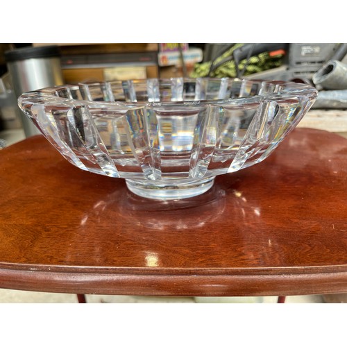 480 - Large Edvin Ohrstrom crystal bowl for Orrefors Glass.