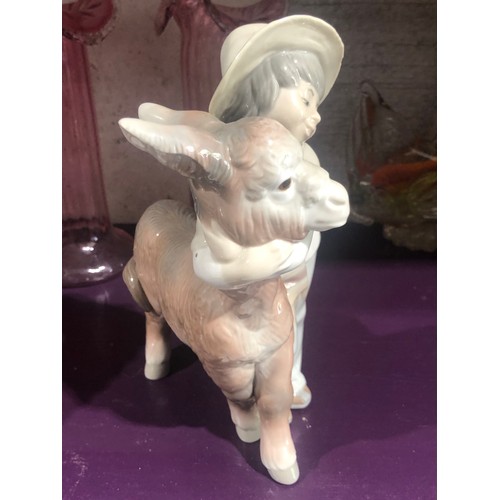 502 - Lladro boy with Donkey