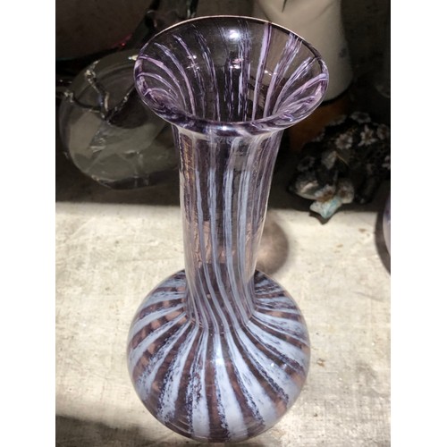 533 - Phoenician glass Maltese vase.