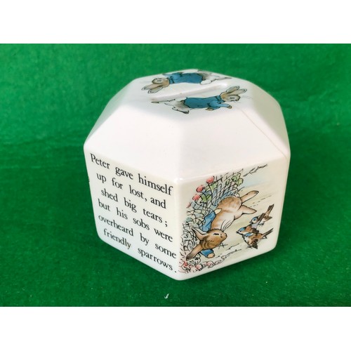 573 - Wedgwood Beatrix Potter ceramic money box