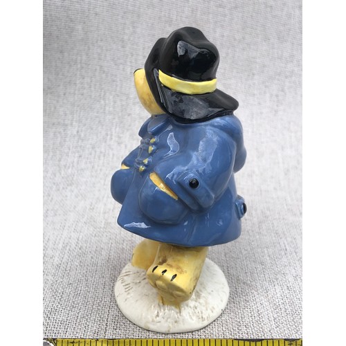 599 - Coalport Paddington takes a walk figurine. Repair two legs and back of hat