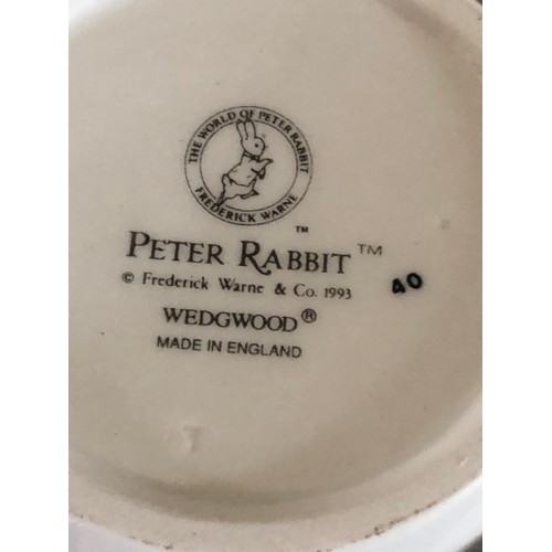 604 - Peter Rabbit child’s mug by Wedgwood.