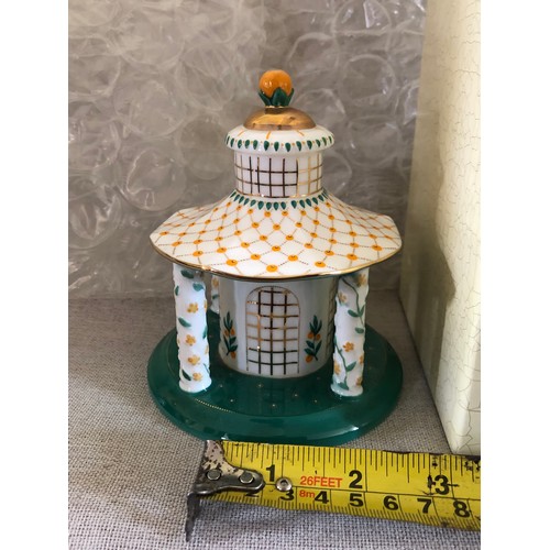 606 - Coalport Orange Blossom Cottage modelled by Jenny Oliver. Boxed