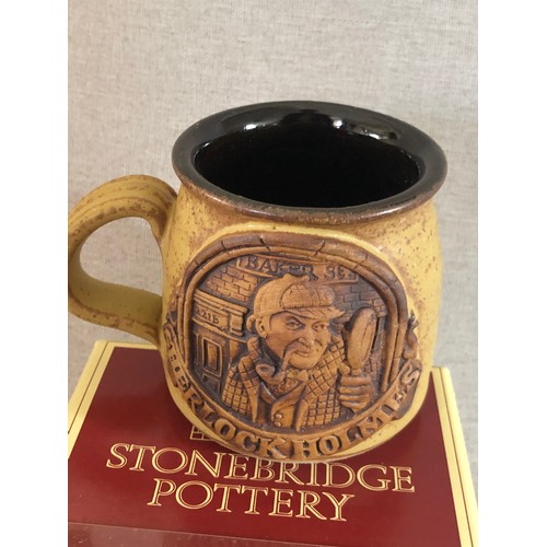 608 - Stonebridge Pottery Sherlock Holmes mug