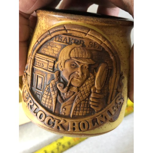 608 - Stonebridge Pottery Sherlock Holmes mug