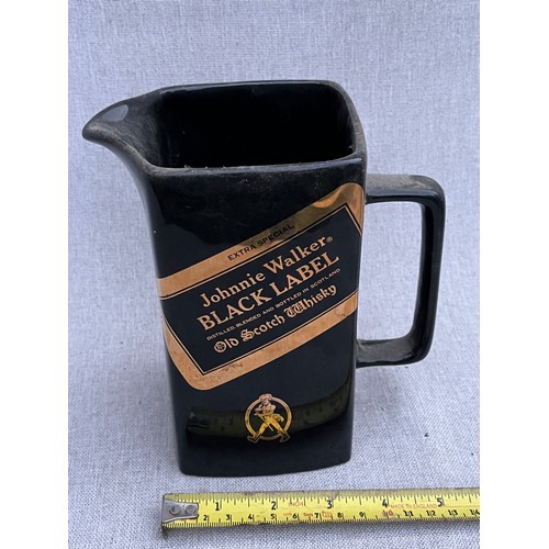 623 - Johnny Walker Black label scotch whisky jug by Wade