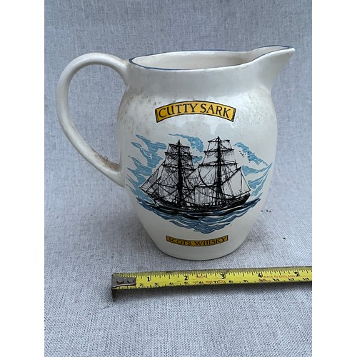 625 - Cutty Sark scots whisky jug by Amberglade