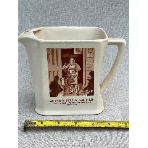 630 - Bell's 'Afore ye go' scotch whisky jug by Wade