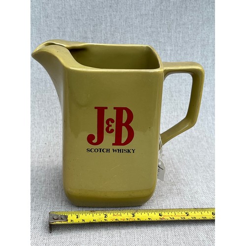 636 - J & B scotch whisky jug by Wade