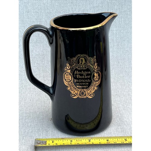 641 - Hedges & Butler Royal scotch whisky jug by Wade