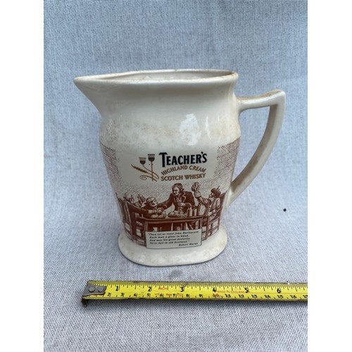 646 - Teachers Highland Cream Scotch Whisky Jug by Seton Pottery