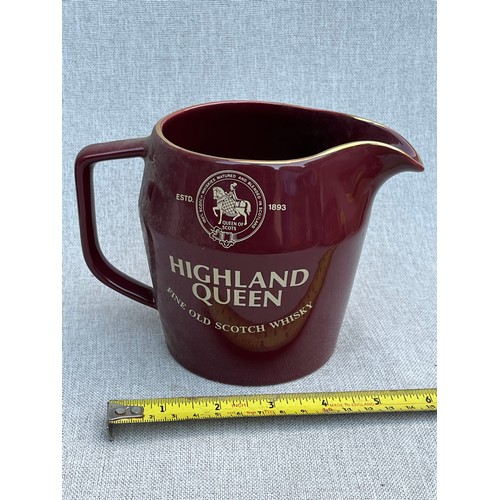 650 - Highland Queen Fine Old Scotch Whisky Jug by Wade