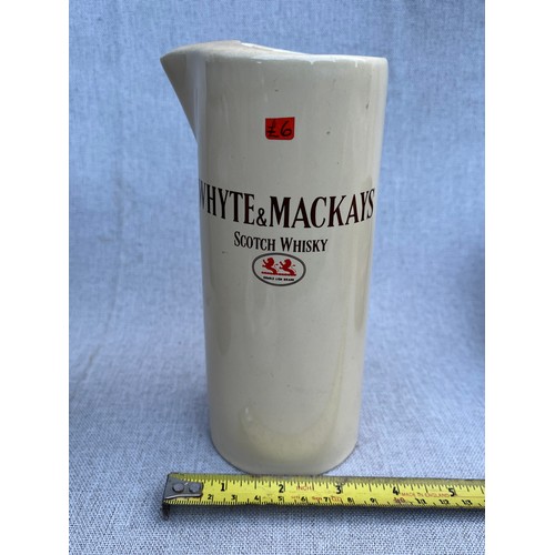 653 - Whyte & MacKay Scotch Whisky jug by Wade