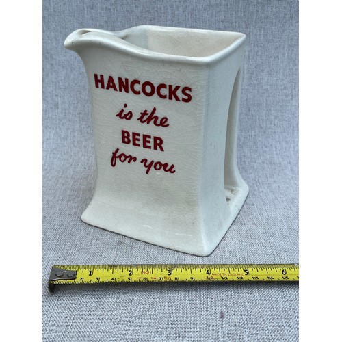 657 - Hancocks is The Beer For You Jug by Wade