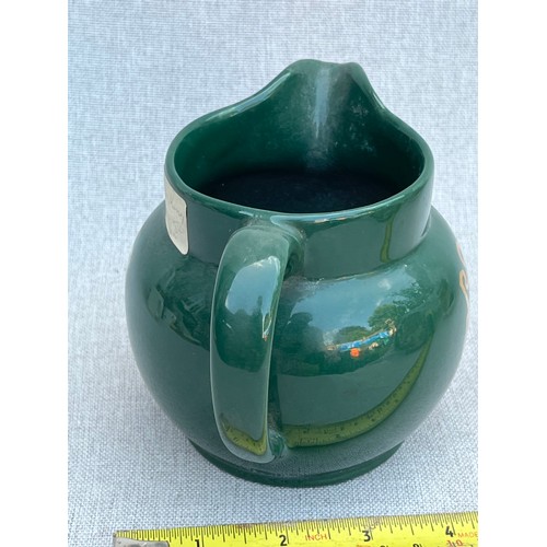 669 - Green King Jug by Wade