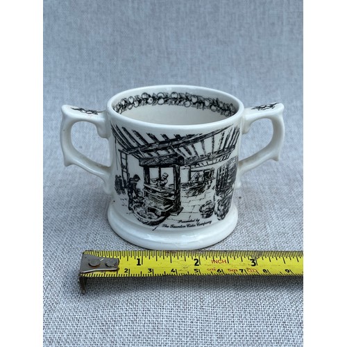 684 - Taunton Cider twin handled cup by Wade