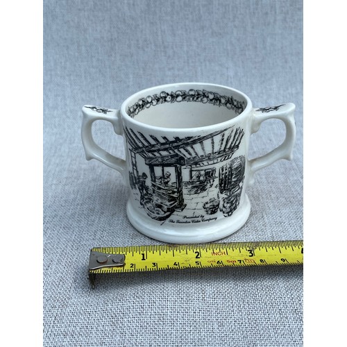 684 - Taunton Cider twin handled cup by Wade