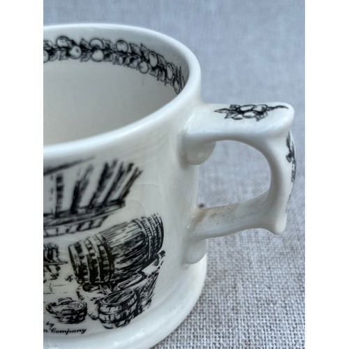 684 - Taunton Cider twin handled cup by Wade