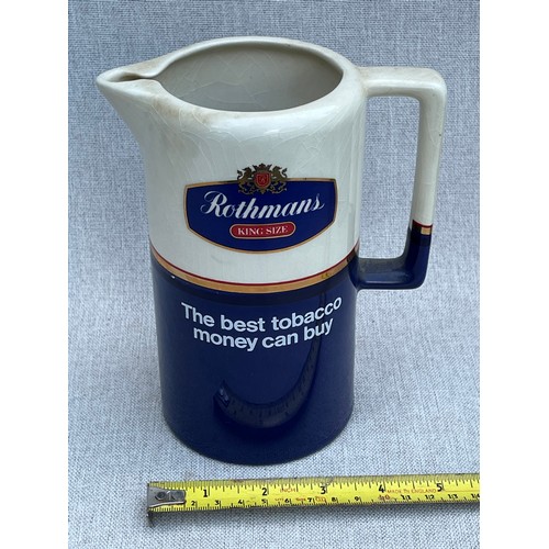 688 - Rothmans The best tobacco money can buy Jug by Seton Pottery