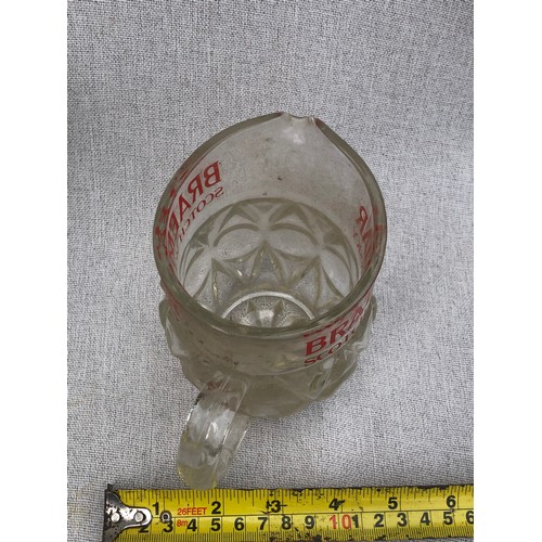 719 - Braemar Scotch Whisky glass jug