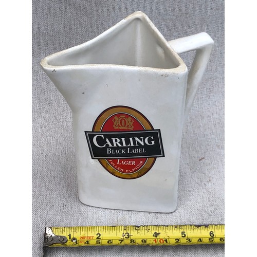 743 - Carling Black Label Lager jug by Wade.