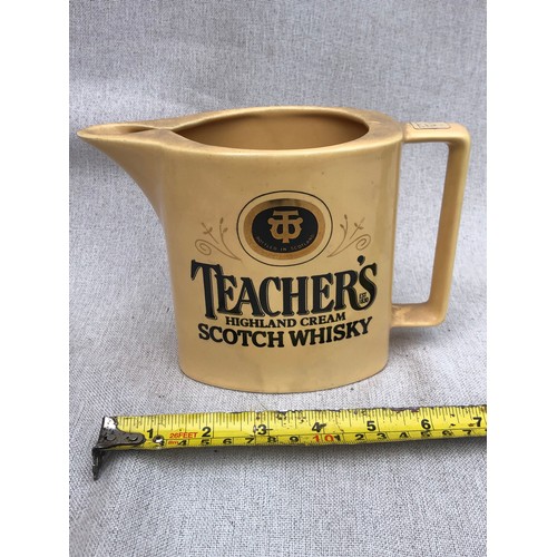 753 - Teachers Highland cream scotch whisky jug by Wade