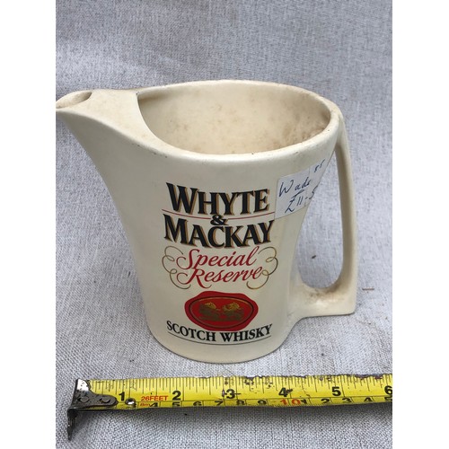 754 - Whyte & MacKay Special reserve scotch whisky jug by Wade