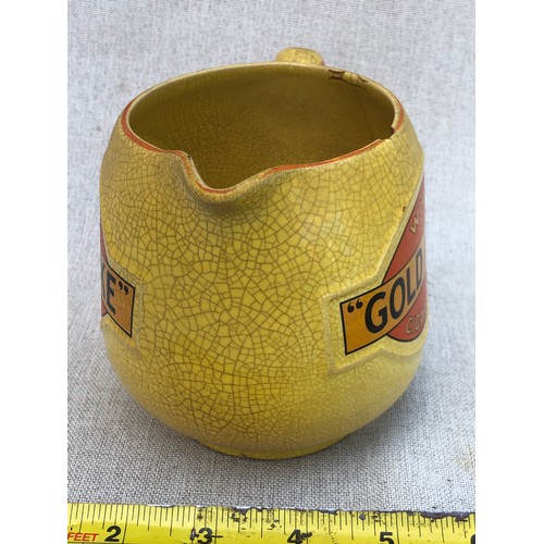 761 - Will’s Gold Flake Cigarettes jug. Marked under. Chipped cracked and crazed.