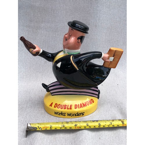 780 - Double Diamond works wonders advertising figurine with small loss to hat by Beswick. Model No. 1517