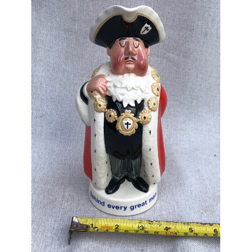 782 - Mayor Figurine. Behind every great man by Beswick