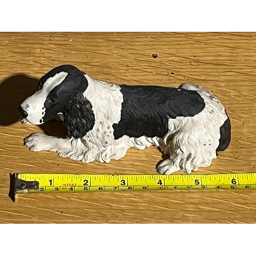 174 - No. BO499B Border Fine Arts New ES Spaniel Black & White