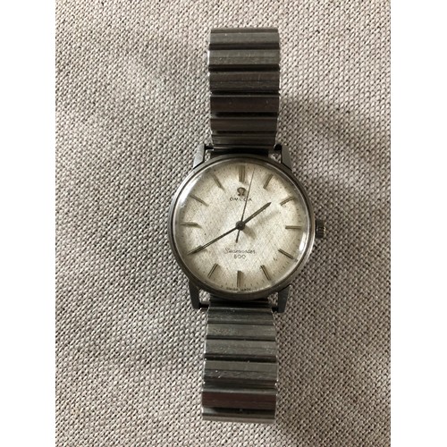 116 - Omega Seamaster 600 - Silver Dial - c.1960 with fixo-flex strap in good working order. Some light sc... 