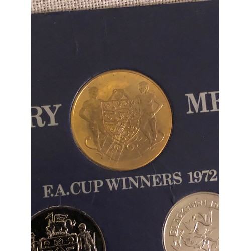 208 - FA cup centenary 1872 - 1972. Full set of medallions