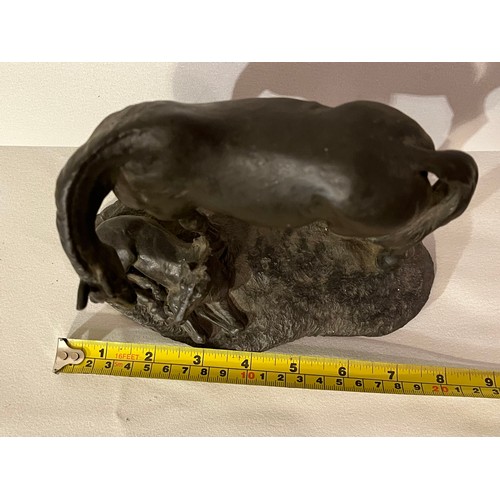 223 - David Geenty Heredities  DG12 Bronze resin figurine of a horse and Foal.