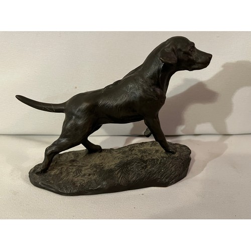 226 - Heredities by Jean Spouse No. JS34 Bronze resin figurine of a Labrador dog