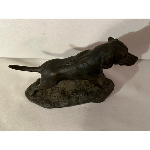 226 - Heredities by Jean Spouse No. JS34 Bronze resin figurine of a Labrador dog