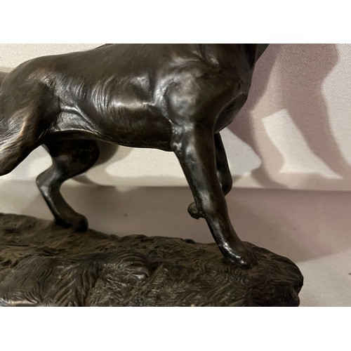 226 - Heredities by Jean Spouse No. JS34 Bronze resin figurine of a Labrador dog