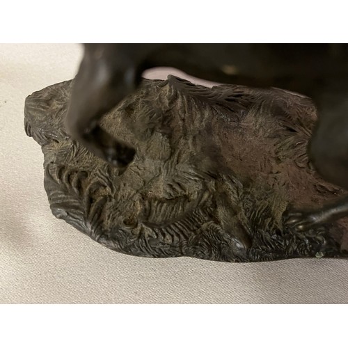 226 - Heredities by Jean Spouse No. JS34 Bronze resin figurine of a Labrador dog