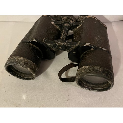 244 - Carl Zeiss Dekarem 10 x 50 binoculars for renovation. Lenses appear ok and focus ring turns. Lots of... 