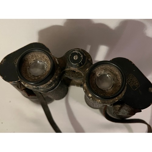 244 - Carl Zeiss Dekarem 10 x 50 binoculars for renovation. Lenses appear ok and focus ring turns. Lots of... 