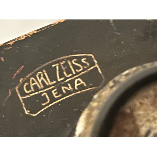 244 - Carl Zeiss Dekarem 10 x 50 binoculars for renovation. Lenses appear ok and focus ring turns. Lots of... 