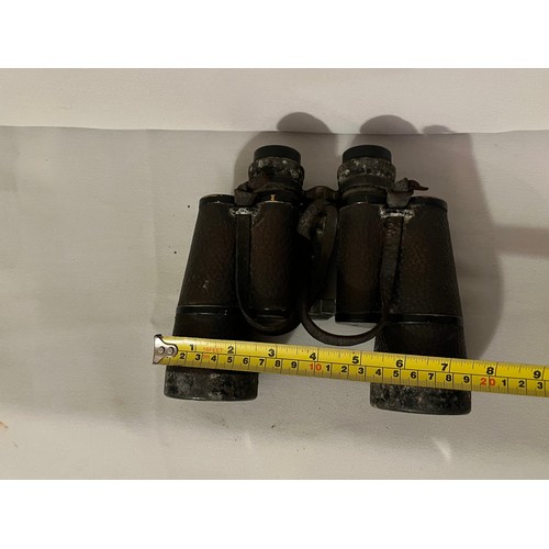 244 - Carl Zeiss Dekarem 10 x 50 binoculars for renovation. Lenses appear ok and focus ring turns. Lots of... 