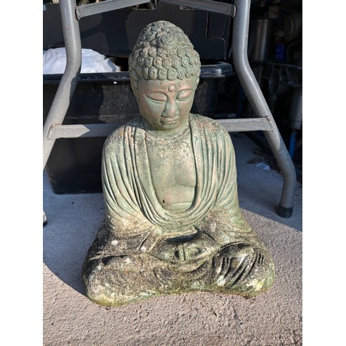 249 - Buddha bronzed concrete statue