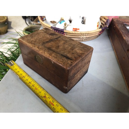 256 - Collectable wooden box with plaque for Boley & Leinen Esslingen A/N.