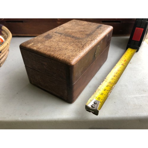 256 - Collectable wooden box with plaque for Boley & Leinen Esslingen A/N.