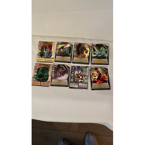 257 - A large collection of Bakugan toys and cards. Very collectable