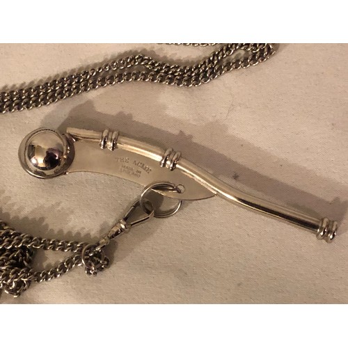 263 - Boatswain's/Bosun's  The Acme pipe whistle and chain